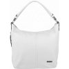 SASKIA dámska koženková kabelka Biela