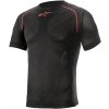 ALPINESTARS tričko RIDE TECH V2 SS Funkčné black/red - M/L