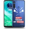 Picasee silikónový prehľadný obal pre Motorola Moto G8 - Evil Eye - Transparent