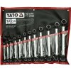 YATO Sada imbusových kľúčov 12 kusov 6-32 mm CrV