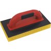 TOPTRADE hladítko ABS, molitan hrubý, rezaný, PROFESSIONAL, 250 x 130 x 30 mm