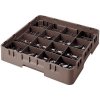 Cambro Kôš Camrack 16 pozícií, výška pohára 30 cm - Hnedá| TOM, R-16S1114-167
