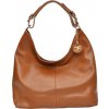Carla Ferreri Dámska kožená kabelka CF1881T Cognac