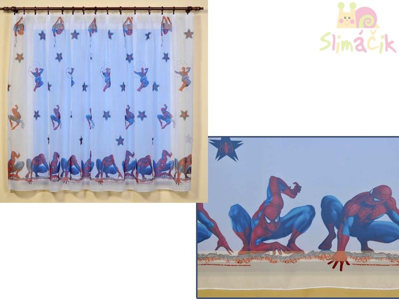 Detská záclona Spiderman, 100x210 cm od 3 € - Heureka.sk