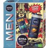 NIVEA Men Creme Trio Sprchový gél 250 ml + tuhý dezodorant 50 ml + krém 75 ml