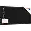 Allboards Černá křídová tabule 120×60 cm – ČERNÝ lakovaný dřevěný rám + DAREK, TB126BK