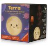Nočné svetlo LiveSoGOOD Baby Night Light, Bedside Lamp, 7 Colours, USB-C, Timer, Soft Silicone Gift - Terra (Earth) uni