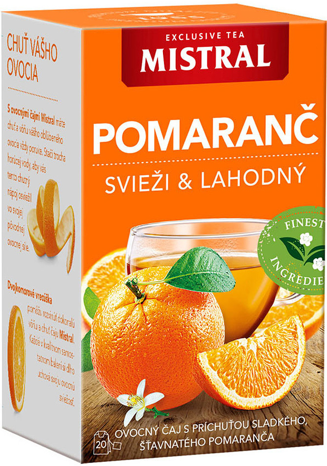 Mistral Čaj POMARANČ 40 g od 2,05 € - Heureka.sk