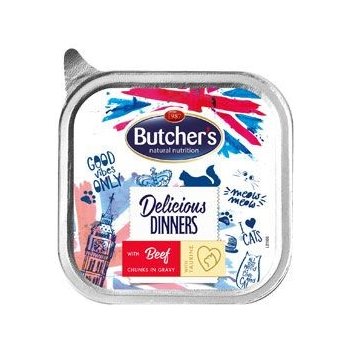 Butcher 's Cat Pro Series Del.Dinner hovädzie 85 g