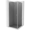Mexen Pretoria sprchovací kút 70x70cm, 6mm sklo, chrómový profil-šedé sklo, 852-070-070-01-40