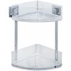 Wenko WENKO 22690100-Rohová polica VACUUM-LOC QUADRO ED 28x32,5 cm strieborná/lesklý chróm WE0571 + záruka 3 roky zadarmo + záruka 3 roky zadarmo
