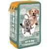 Peračník plný - 3 poschodový, 43 dielny JUNIOR S8 - Cat & Dog