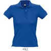 SOL's Collection Polokošile People, krátký rukáv, dámská COT25131045004-royal blue XL Modrá královská