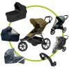 Akčný set Thule Urban Glide 3 Nutria Green + vanička + madlo + UNI pláštenky Emitex + UNI moskytiéra na vaničku a športiak