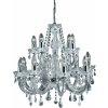 Searchlight sviečkový závesný krištáľový luster 399-12