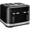 Hriankovač na 4 plátky KITCHENAID 4-SLICE sendvičovač čierny 7 úrovní