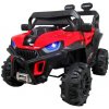mamido Elektrické autíčko Buggy X8n, červené, sedadlo z ekokože