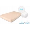 Nepremokavá plachta 70x140x10 JERSEY 15 béžová Babymatex