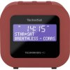 TechniSat TECHNIRADIO 40 0002/3936 rádiobudík, DAB+, FM, s USB nabíjačkou, červená; 0002/2940