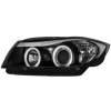 predné svetlá BMW 3 E90/E91 Angel Eyes čierne