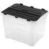 UTC Úložný box DRAGON 42 l čierna priehľadná UT0110