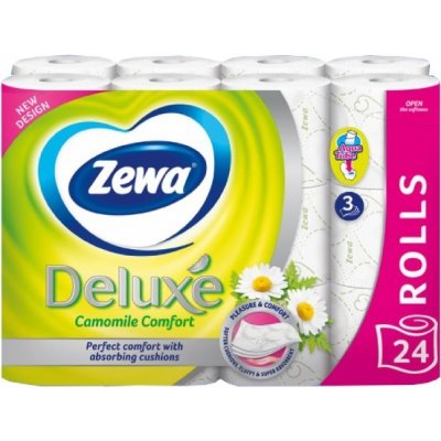 Zewa Deluxe Aquatube Camomile Comfort toaletný papier 24ks