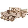 Ugears 3D drevené mechanické puzzle Americký nákladiak (pick-up)