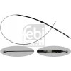 żażné lanko parkovacej brzdy Febi Bilstein GmbH 36957