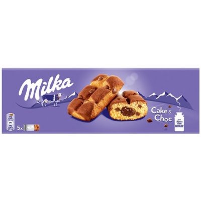 Milka Cake & Choc jemné pečivo čokoládová náplň 175 g