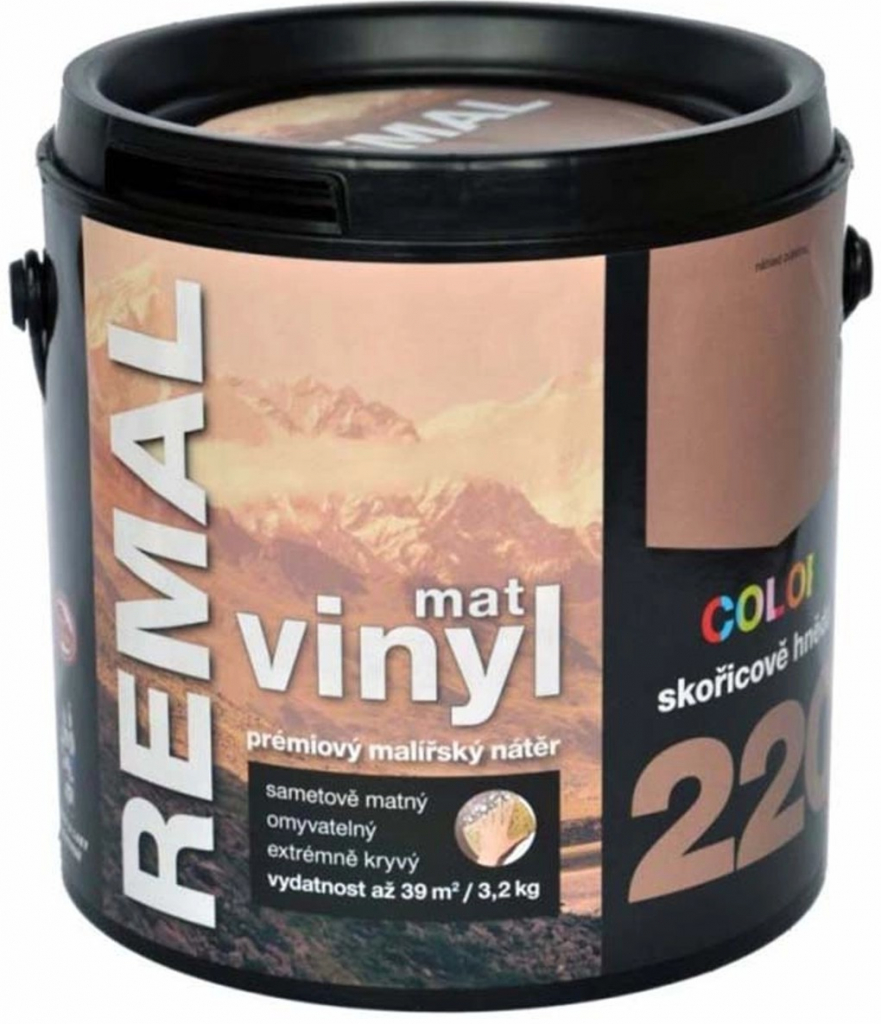 BARVY A LAKY HOSTIVAŘ, REMAL VINYL COLOR MAT - škoricovo hnedá - 3,2 Kg