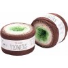 Yarn Art Flowers 272 Brown Green Pletacia priadza
