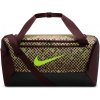Športová taška Nike BRASILIA S vínová,čierna,reflexný neón