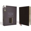 NASB, Thinline Bible, Bonded Leather, Black, Red Letter, 1995 Text, Comfort Print