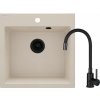 DEANTE DEANTE - Evora béžová - Granitový drez vrátane batérie ZQJN5103