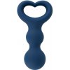 Magic Shiver Butt Plug Blue, silikónový análny kolík 9,5 x 2,9 cm