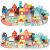 Ecotoys kocky Veselé mestečko s podložkou 88ks