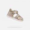 Dievčenské sandále Geox, B SANDAL MACCHIA GIRL Zlatá 25