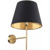 Polux | Nástenná lampa ELENA 1xE27/20W/230V čierna | SA1979