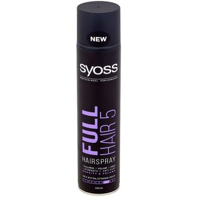 Syoss Full Hair 5 lak na vlasy s extra silnou fixáciou 300 ml