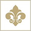 Ambiente Europe BV Servítky 33x33 cm - French lily gold
