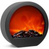 Krb s LED plameňom - na batérie / sieťové - 35 x 12 x 38 cm