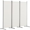 Paraván biely skladací deliaca stena 3-dielna zástena 228x52x184CM