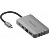 Dokovacia stanica AlzaPower Metal USB-C Dock Station 6v1 vesmírne šedý (APW-HCA6Y)