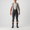 Castelli 21518 ENTRATA 3/4 THERMAL pánske teplé cyklistické 3/4 nohavice čierne 010 čierna, XS