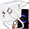 NABÍJAČKA USB DO TELEFÓNU | RÝCHLA QC ZÁSTRČKA | KOCKA 120W + KÁBEL