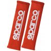 Sparco návleky z alcantary, šírka 50 mm, červené