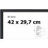 BFHM Plastový rám na puzzle 42x29 7cm A3 čierny