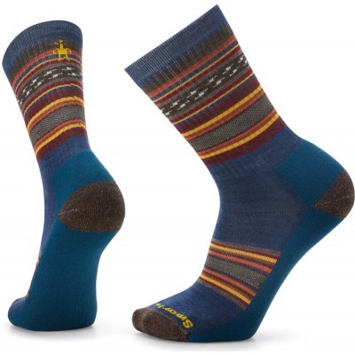 Smartwool ponožky Everyday Regarita Crew Socks modrá/žlutá