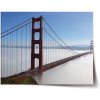 Sablio Plagát Golden Gate v hmle - 90x60 cm