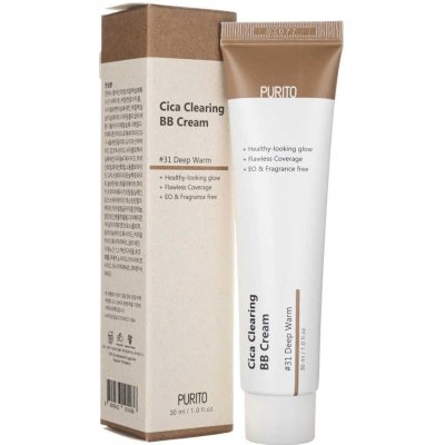 Purito Cica Clearing BB krém s UVA a UVB filtrami 31 Deep Warm 30 ml